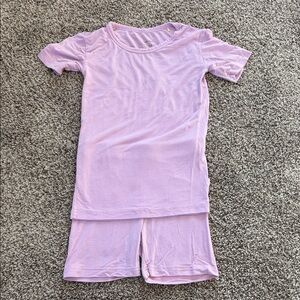 Little Sleepies Lilac Light Purple Short-Sleeve Pajama Set